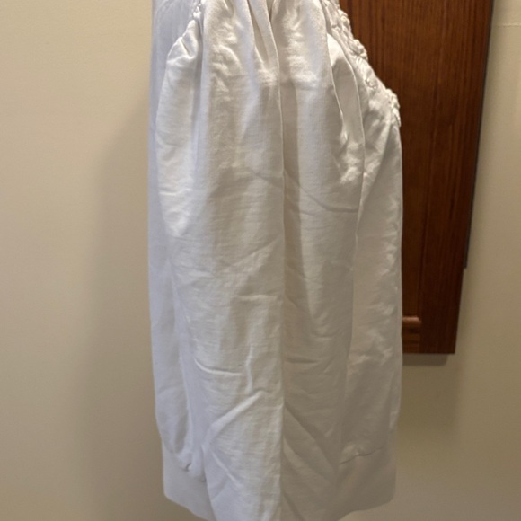 Anthropologie Ivory Knit Top (100% Cotton) - size XL - Picture 12 of 13